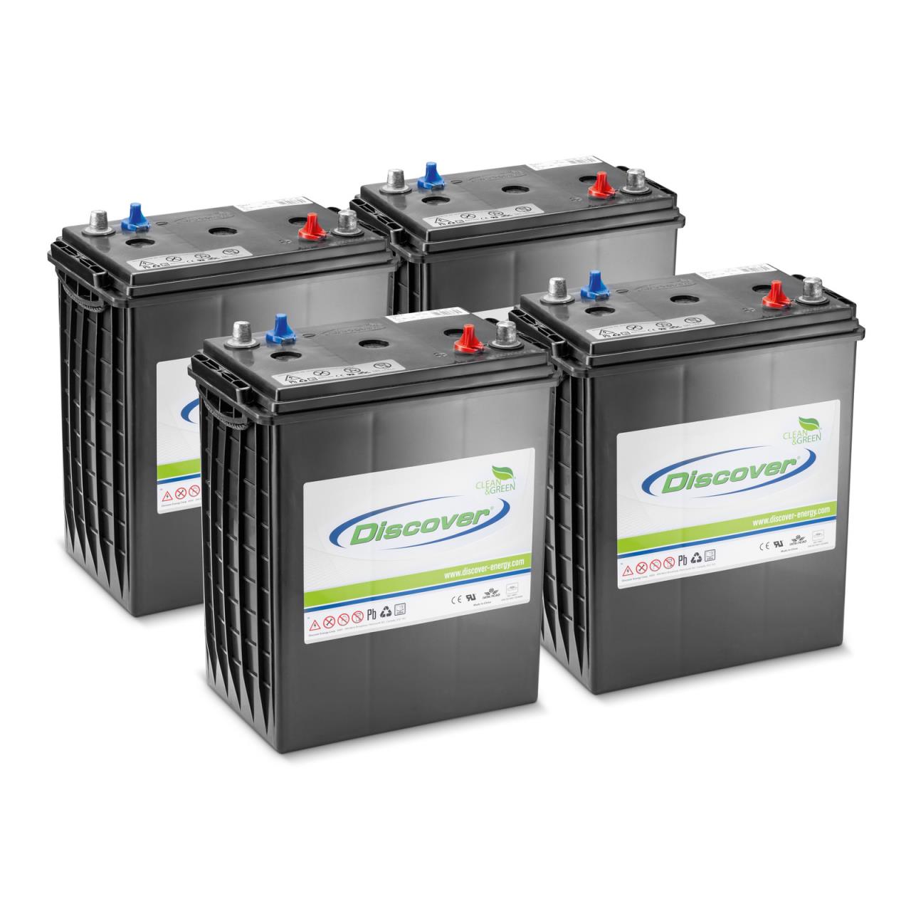 Batteriesatz AGM 4x 6 V / 285 Ah