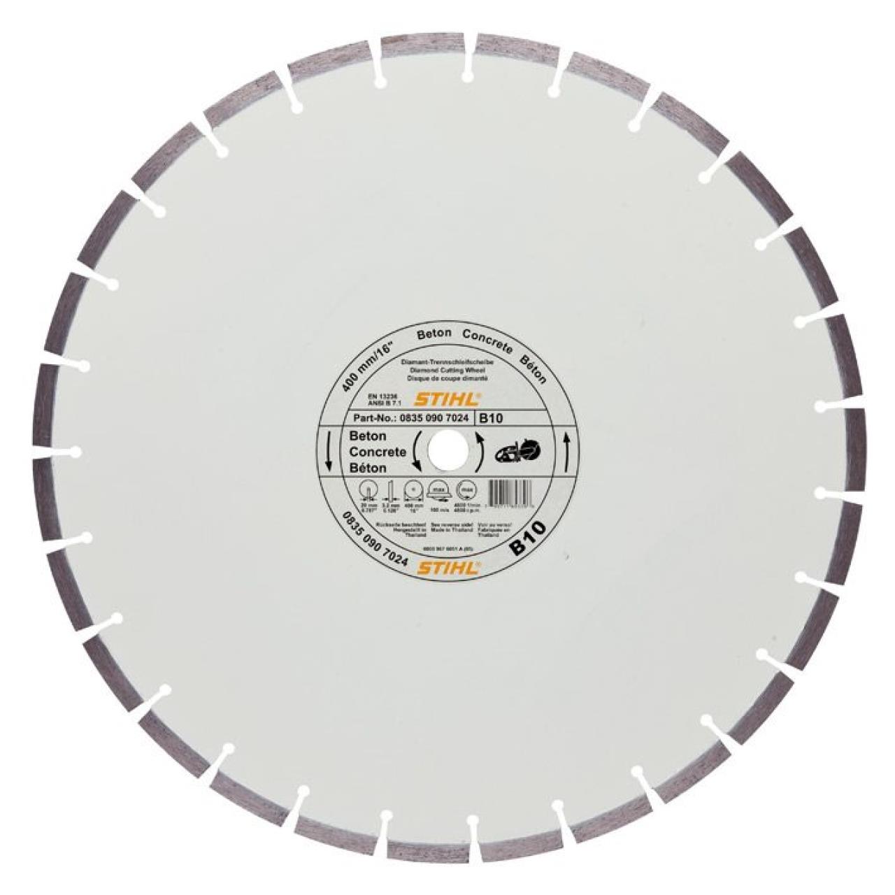 Trennscheibe D-B10 Ø 300mm/12''