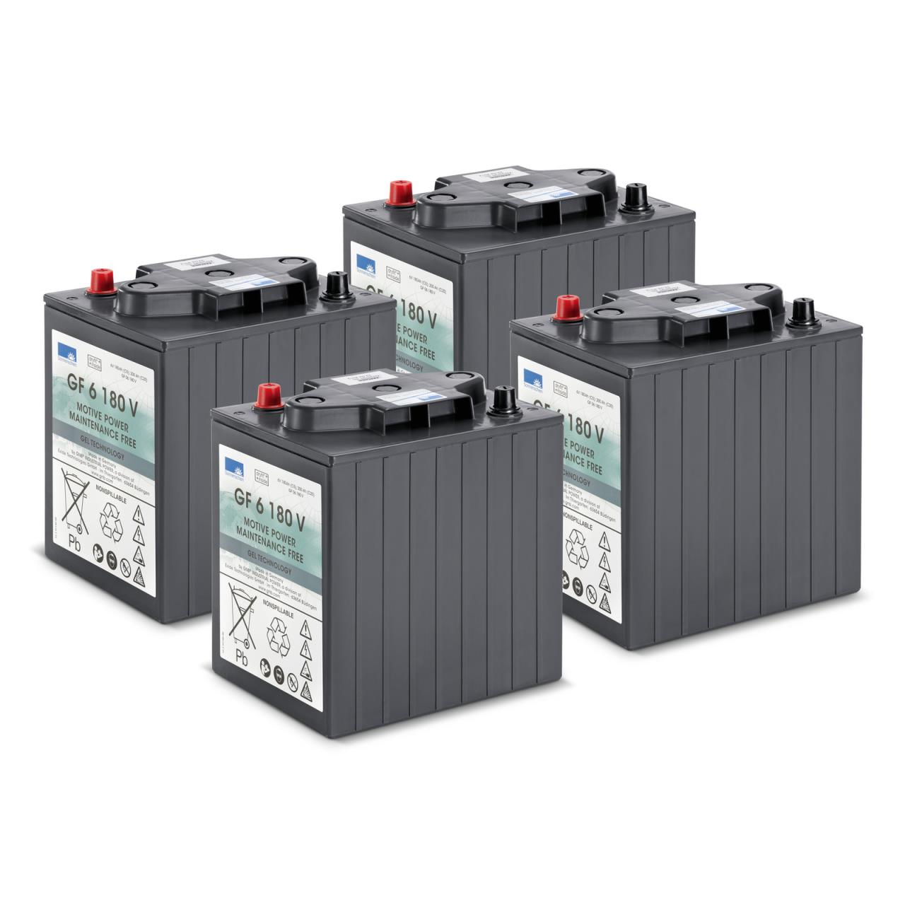 Batteriesatz - 24 V, 180 Ah - Wartungsfrei