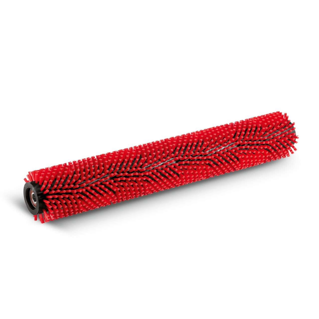 Walzenbürste, mittel, rot, 700 mm - R75